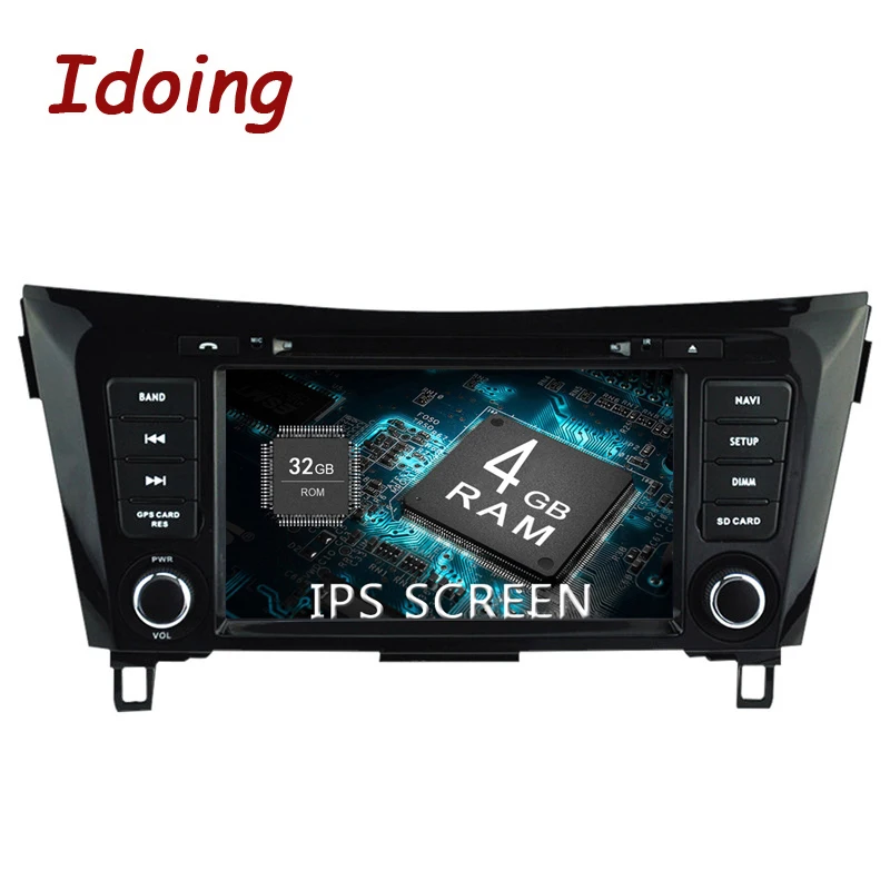 Idoing 2Din 8 &quotавтомобиль Android8.0 DVD радио плеер подходит Nissan Qashqai/X Trail 2014 gps навигация