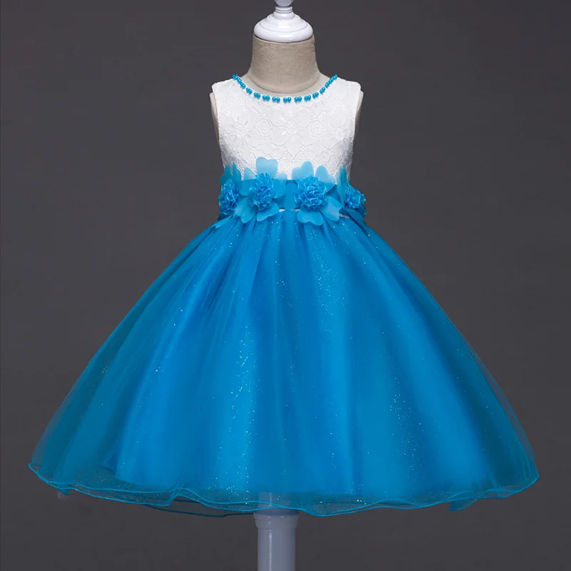 Girls Dress Summer Kids Dresses For Wedding Children's Clothes Birthday Party Vestidos 3 4 5 6 7 8 9 10 Years | Детская одежда и