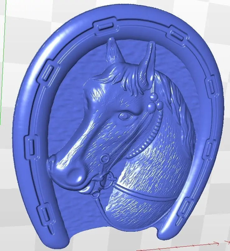 

relief for cnc in STL file format artcam model 3d horse_18