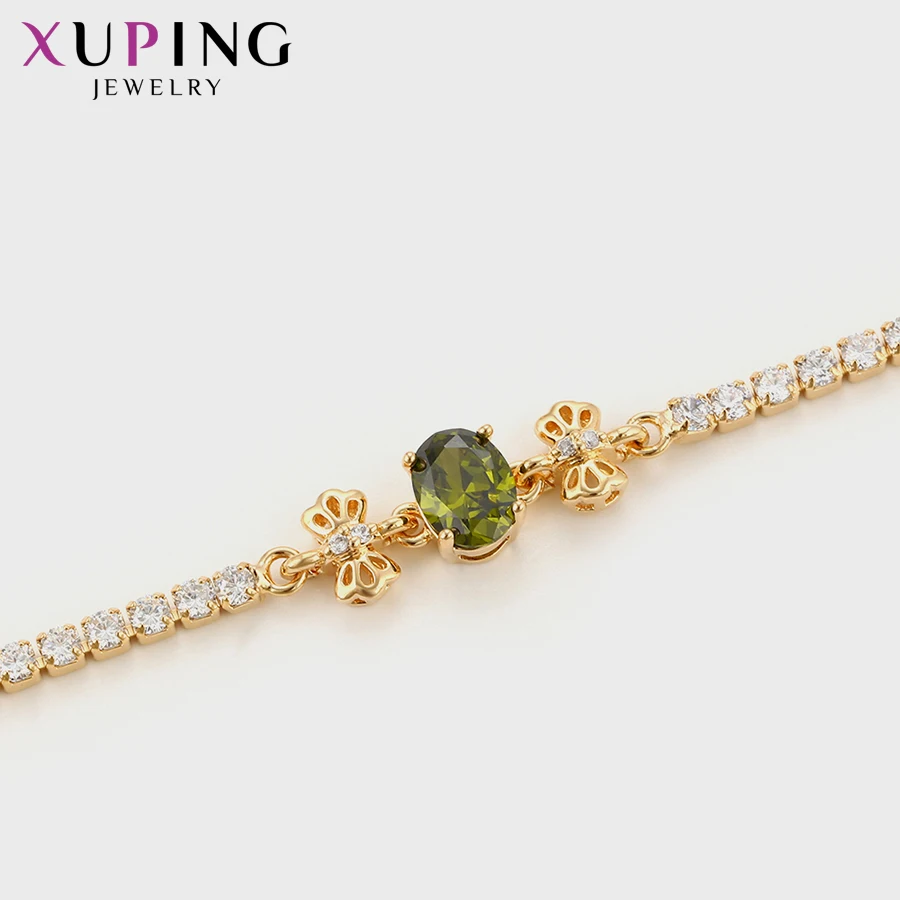 Xuping Fashion Vintage Bracelet With Synthetic Cubic Zirconia for Women Jewelry Gifts 70007 | Украшения и аксессуары