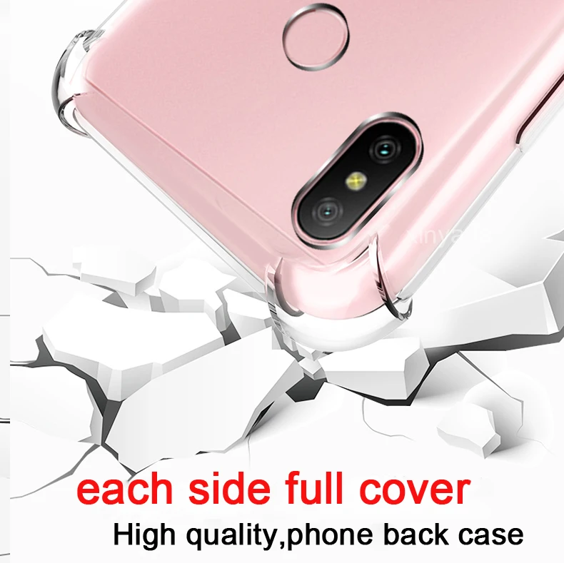 Прозрачный Мягкий Силиконовый ТПУ бампер чехол для Xiaomi 8 8SE Mi8 Redmi Note 7 Pro 6A 6 S2 Y2 Pocophone