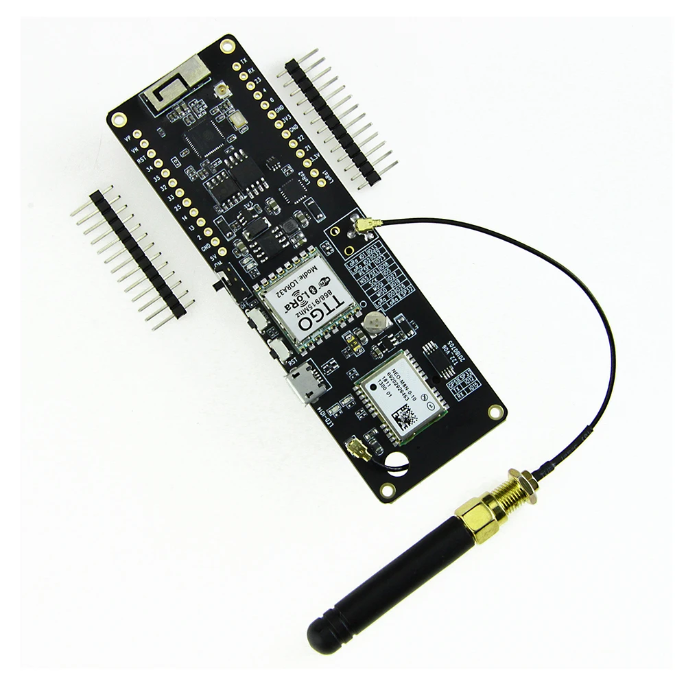 TTGO T Beam 433 МГц/868 МГц/915 МГц ESP32 WiFi беспроводной Bluetooth модуль ESP 32 GPS NEO M8N IPEX LORA 18650