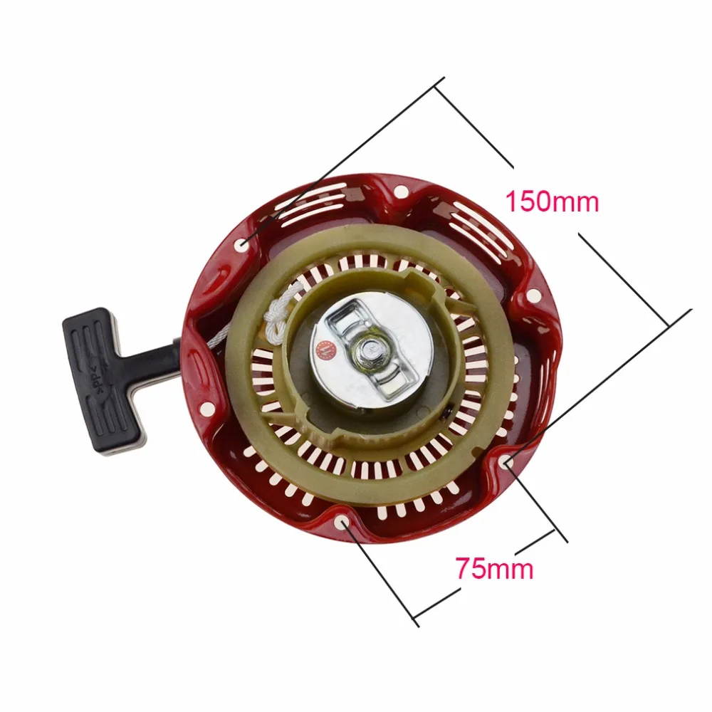 GOOFIT 154F пусковой стартер стартера для Honda генератор двигателя красный K071 309|Ножные