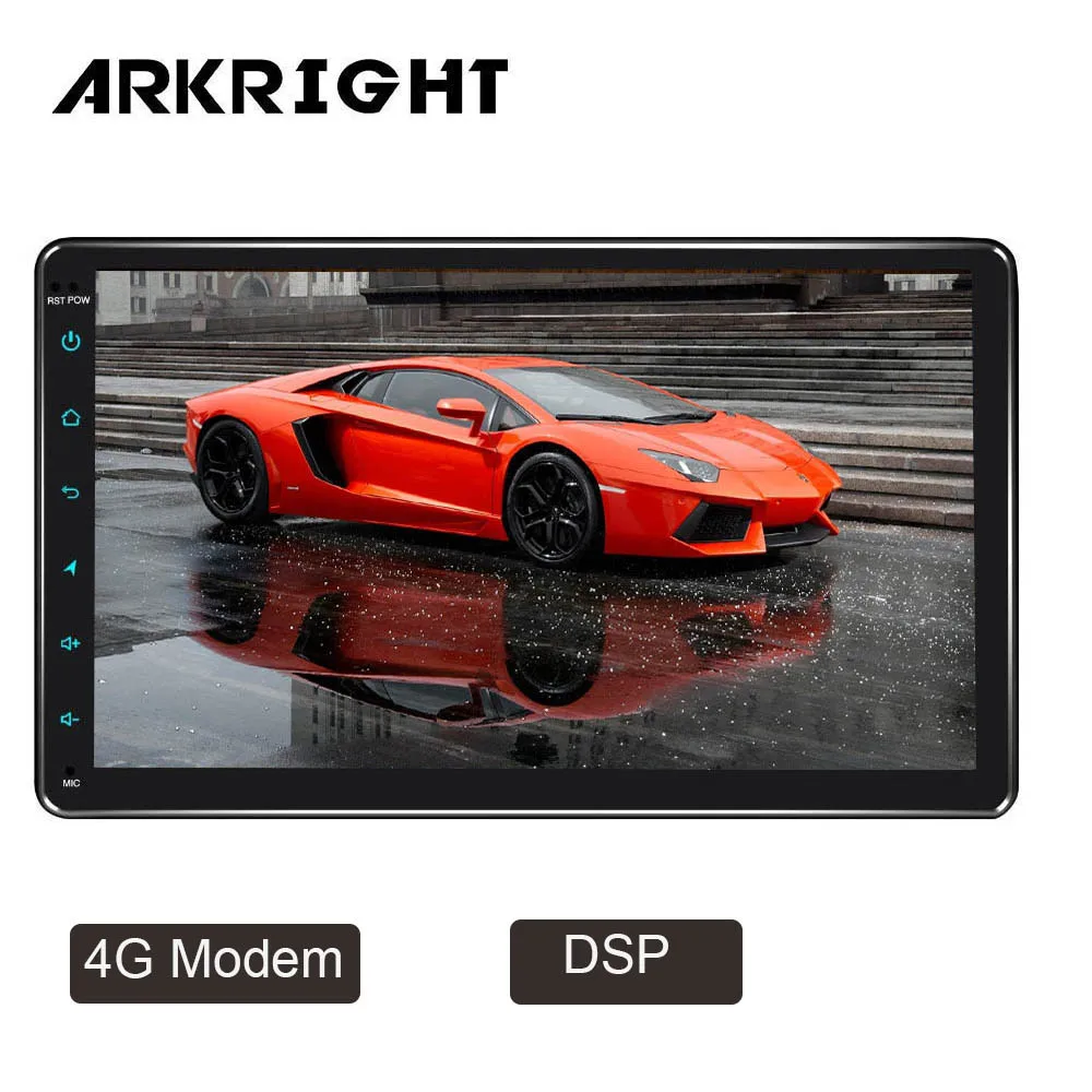 9 &quot2 Din Android 8 1 Восьмиядерный Встроенный 4G модем DSP Универсальное автомобильное