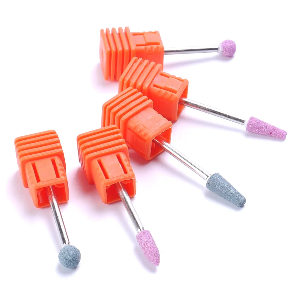 

Ceramic Stone Nail Drill Bit 3/32" Rotate Burr Cuticle Clean Mill Manicure Pedicure Tools Nail Drill Accessories