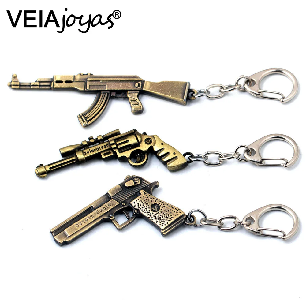 Моделирование CSGO модель оружия сплав брелок мини AK47 мужской пистолет