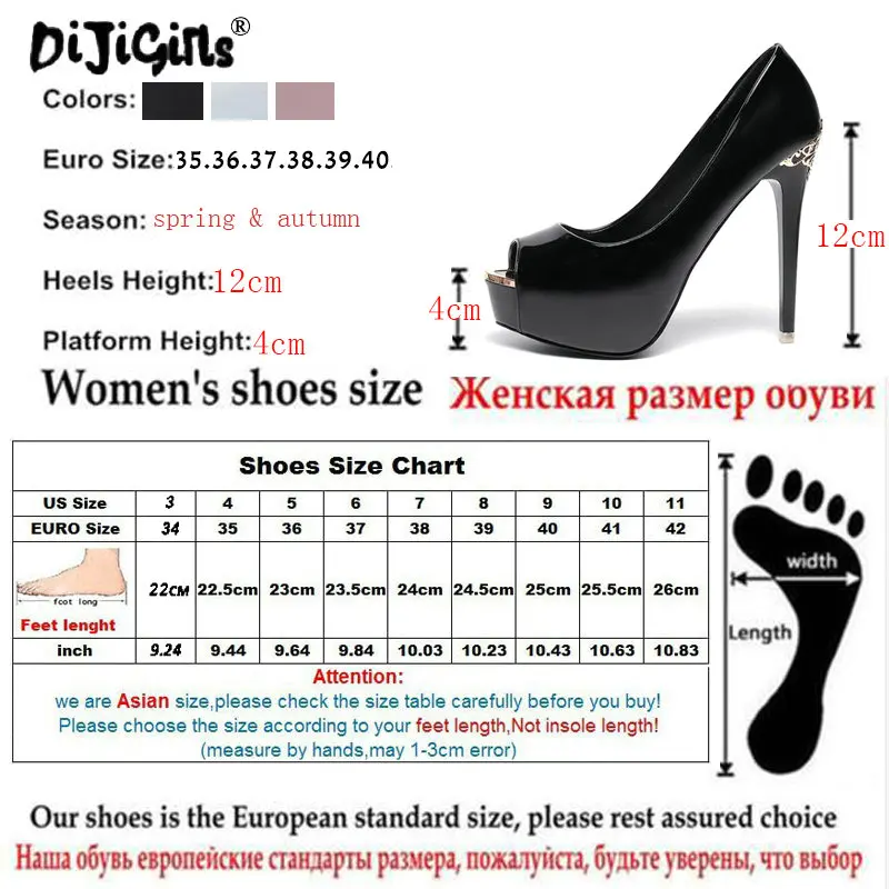 DIJIGIRLS/пикантные женские туфли-лодочки Новинка 2018 года обувь на высоком каблуке из