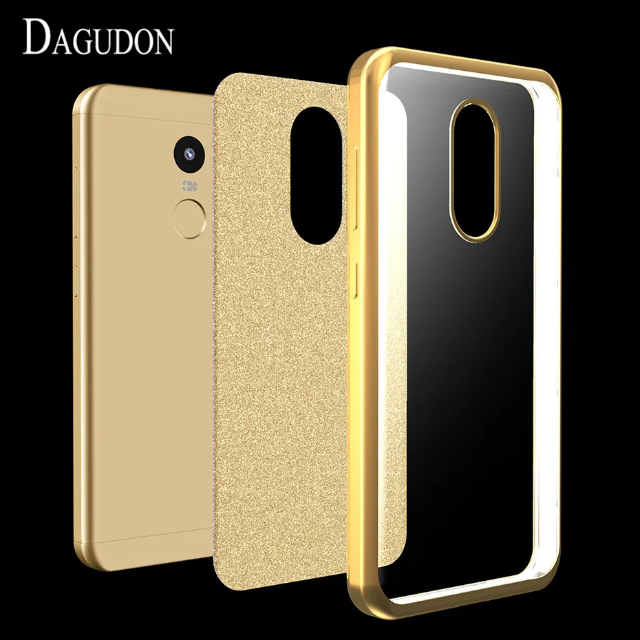 DAGUDON чехол для Xiaomi Redmi Note 4 s Роскошный блестящий из ТПУ телефона |