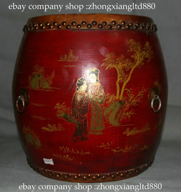 13 &quotстарая китайская народная культура лакированные кожаные Музыкальные
