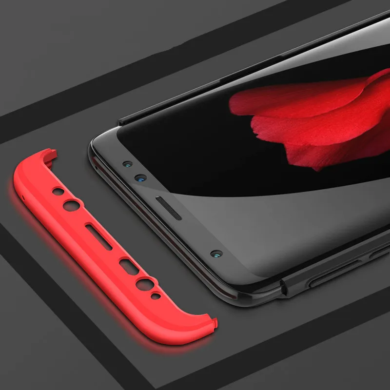 Для samsung Galaxy S8 S9 S6 S7 J6 J7 Премьер случае полная защита 360 антидетонационных ультра