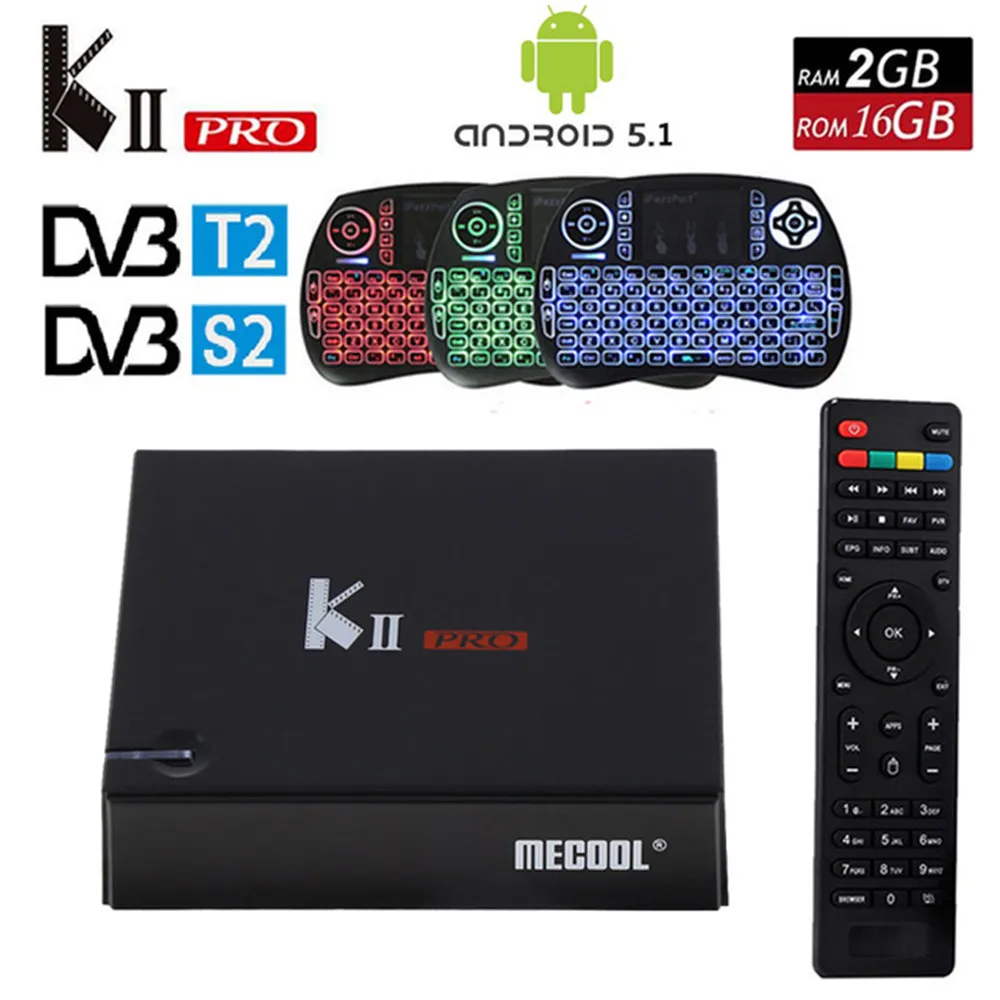 Декодер каналов кабельного телевидения PRO DVB-S2 DVB-T2 S905d Android 7 1 smart Tv Box 4 ядра 2 Гб