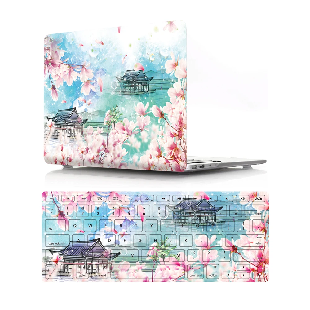 Чехол для Apple MacBook Air/Retina/Pro 11 12 13 15 2018 нового air A1932 A1989/A1990 защитный чехол