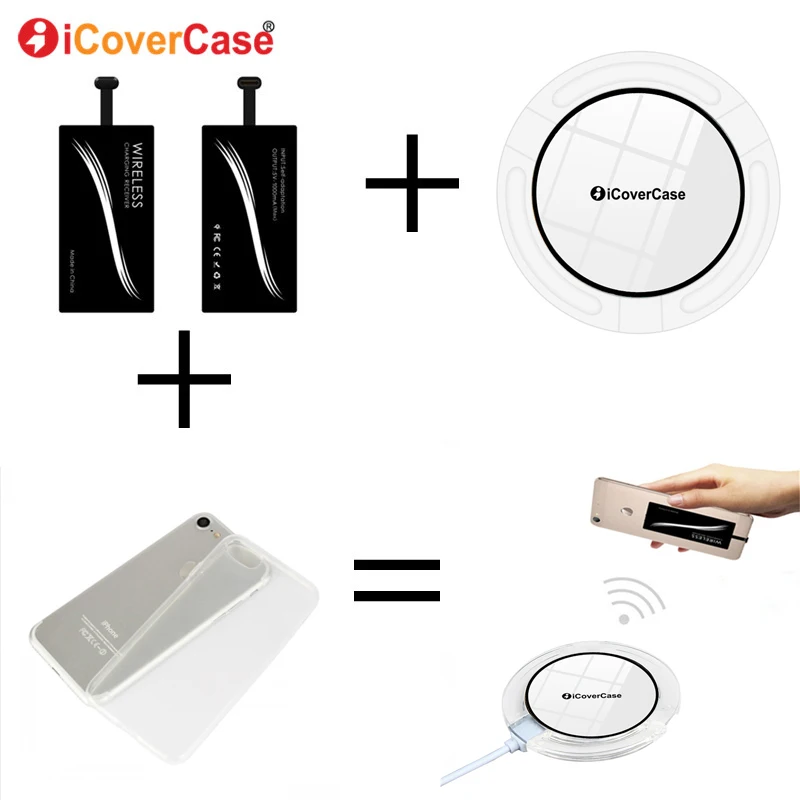 Qi Беспроводное зарядное устройство для Iphone 5 5S Se 5C 6 S 7 плюс Чехол Power Bank зарядного