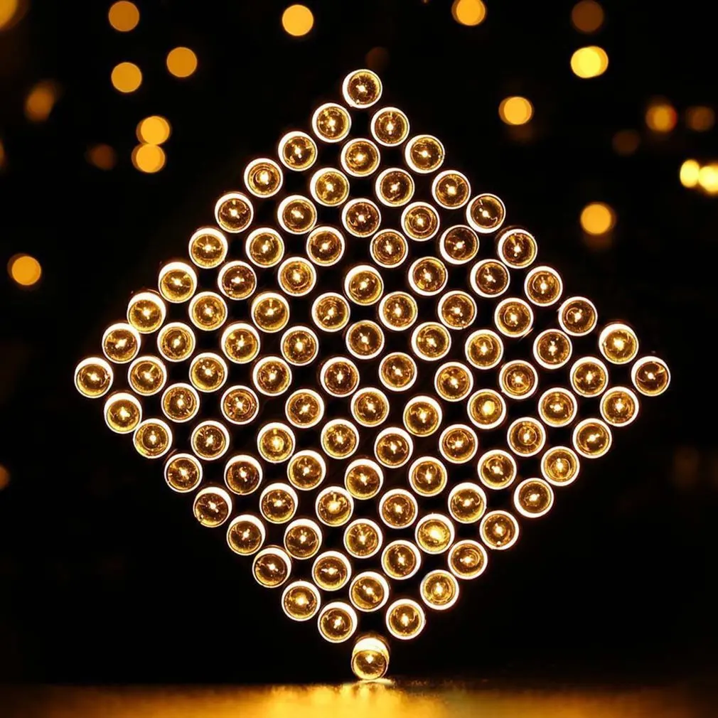 7M 50 LED Solar Strip Light Outdoor Lighting Led String Fairy Lights Waterproof For Wedding Christmas Party Garden | Освещение