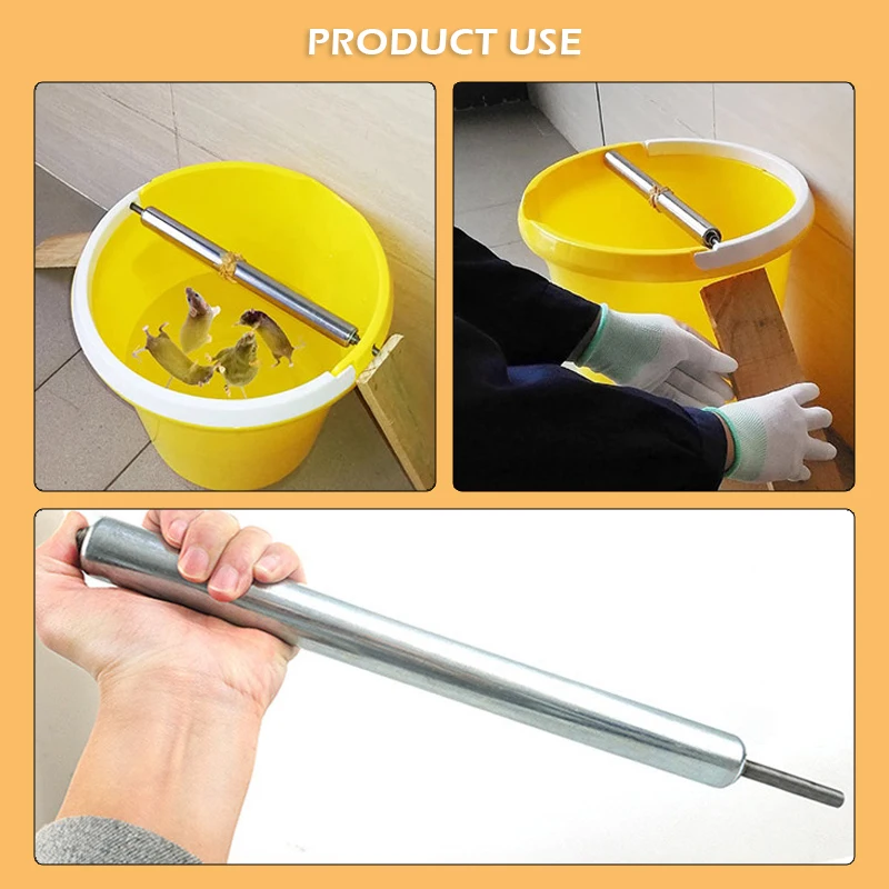 Continuous capture mouse trap Reusable Roller Bearing Stick Rat Catcher Auto Household Rodent Mice Bait Killer Pest control | Дом и сад