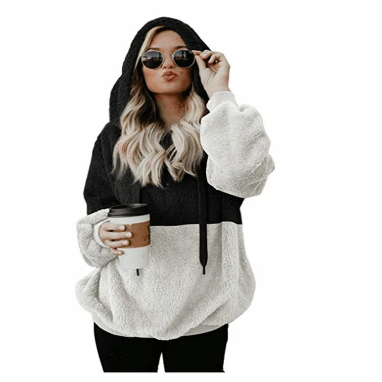

Lady's Winter hoodie Coat with Hooded and Coat rope