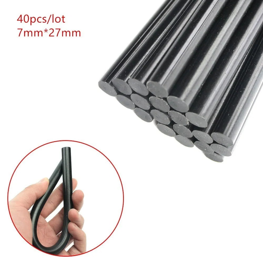 40pcs PDR термоклеевые палочки PDR профессиональные клеевые палочки для безболезненных инструментов для ремонта вмятин набор инструментов для удаления вмятин - Цвет: 40pcs