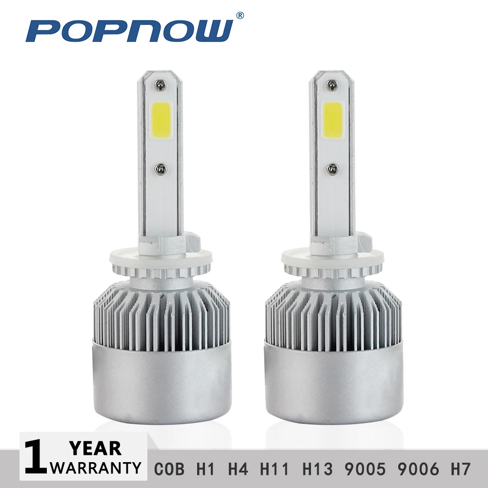 

S2 H4 H7 H13 H11 H1 9005 9006 H3 9004 9007 9012 COB LED Headlight 72W 8000LM Car LED Headlights Bulb Fog Light 6500K 12V