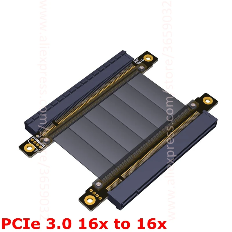 Переходник PCIE Gen3.0 от 16x до 128G/bps female графическая карта pci e PCI E express Riser card x16