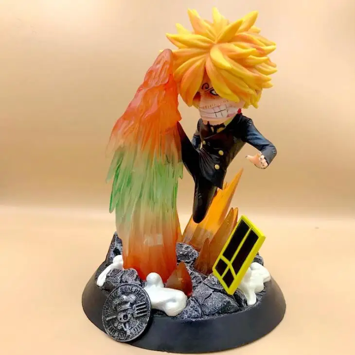 Аниме ONE PIECE Vinsmoke Sanji Милая экшен-фигурка ПВХ экшн Коллекционная модель куклы