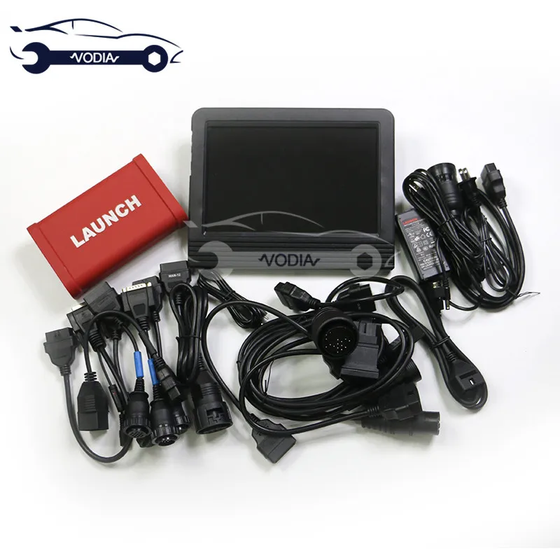 Launch X431 V pro 10 дюймов настольный ПК + HD heavy duty Box автоматический диагностический