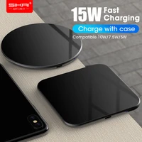 15W Quick Charging Wireless Fast Charger usb type 3 0 Mobile phone Station For iphone samsung galaxy s10 SIKAI