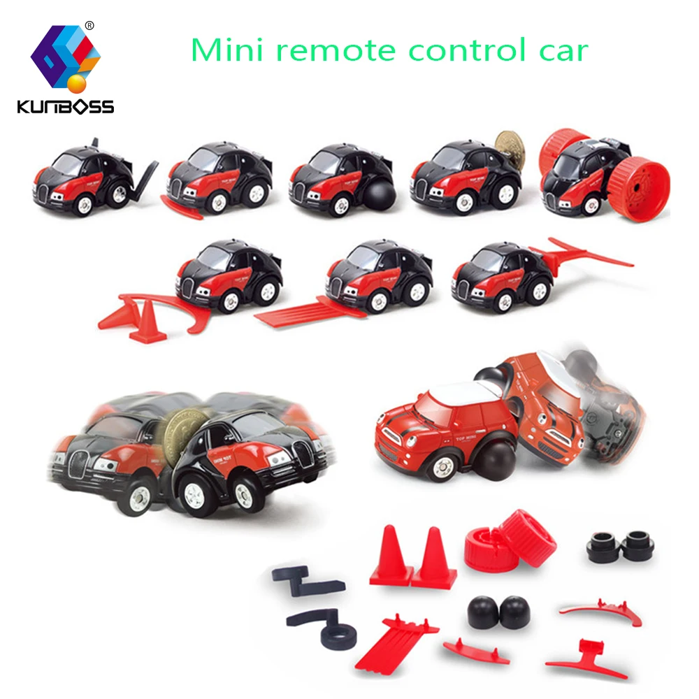2018 детский мини пульт дистанционного управления RC автомобиль stunt car мультфильм