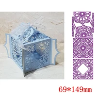 6pcsset lace edge panel metal cutting dies stencils for diy scrapbooking decoration embossing supplier cards craft die cut