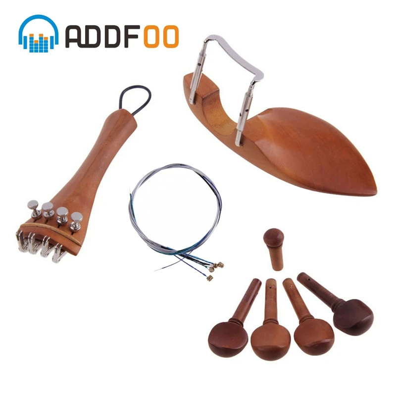 Набор аксессуаров для скрипки ADDFOO 4/4 тонкий тюнер подбородка настраиваемый Peg