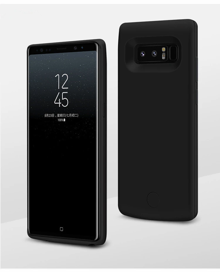 2а Быстрая зарядка для samsung Galaxy Note 8 чехол для аккумулятора 6500 мАч чехол для внешнего зарядного устройства внешний аккумулятор для samsung Note 8 чехол для аккумулятора