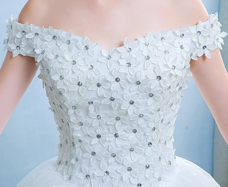 Вставка настоящих фото на заказ модное простое свадебное платье для девочек Vestido