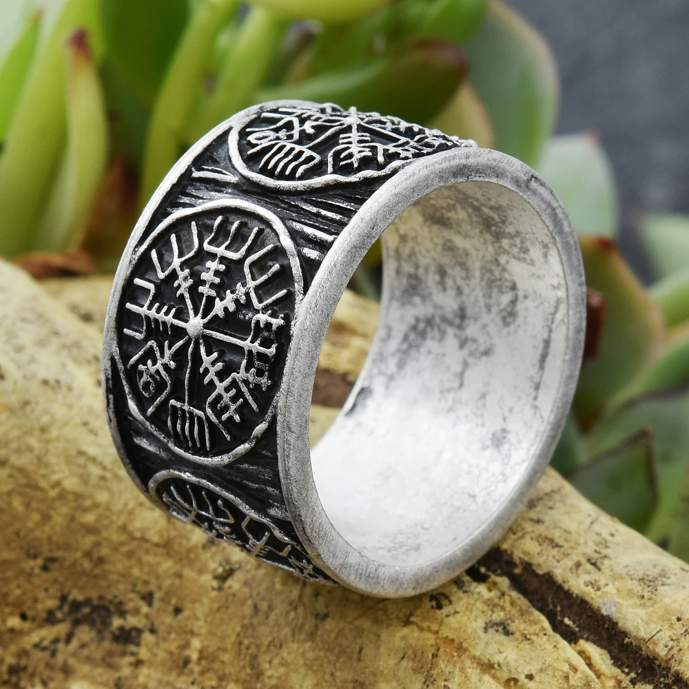 Vegvisir кольцо с компасом викинга для мужчин и женщин Прямая поставка|Кольца| |