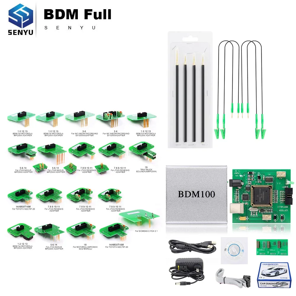 22 шт. Адаптер BDM Рамка 22 зонда для KESS V2 KTAG BDM 100 BDM100 FGTECH V54 BDM Рамка полные наборы obd2 ECU программист BDM 100