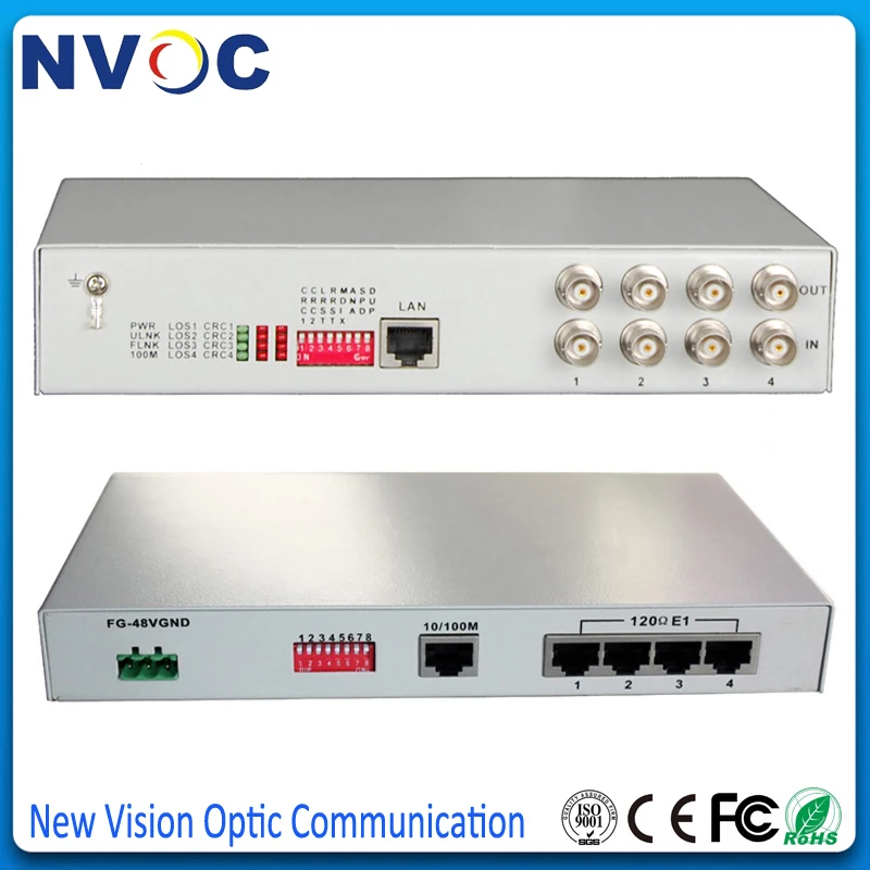 Конвертер Ethernet на E1 2FE полоса пропускания: 8 192 M 10/100 Адаптивная VLAN рабочий стол AC220