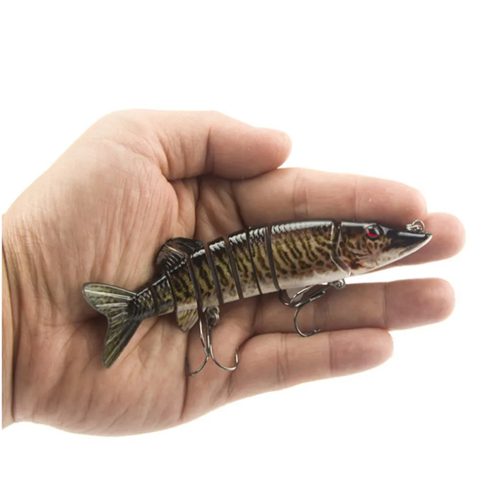 FISHINAPOT 1 шт. 12,5 см 20 г Мути segement Иска Искусственный бас Пайк жесткий заманить изгиб прикормы Crankbait жесткий приманку