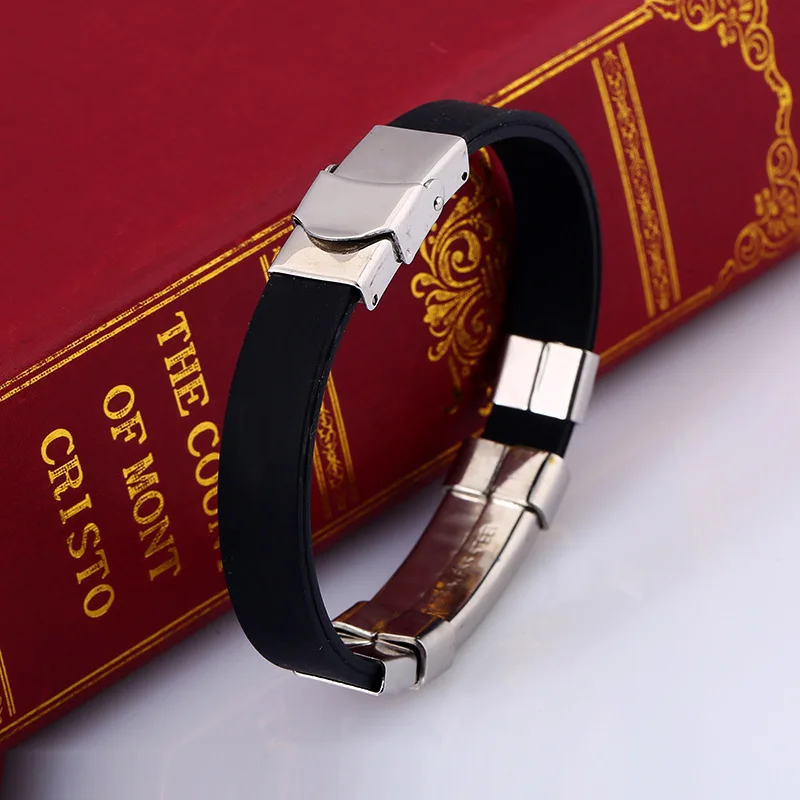 

JUJIE Bracelets For Women 2017 Stainless Steel Gold Color Cross Bracelets Fashion Men Cuff Bracelets Bangles