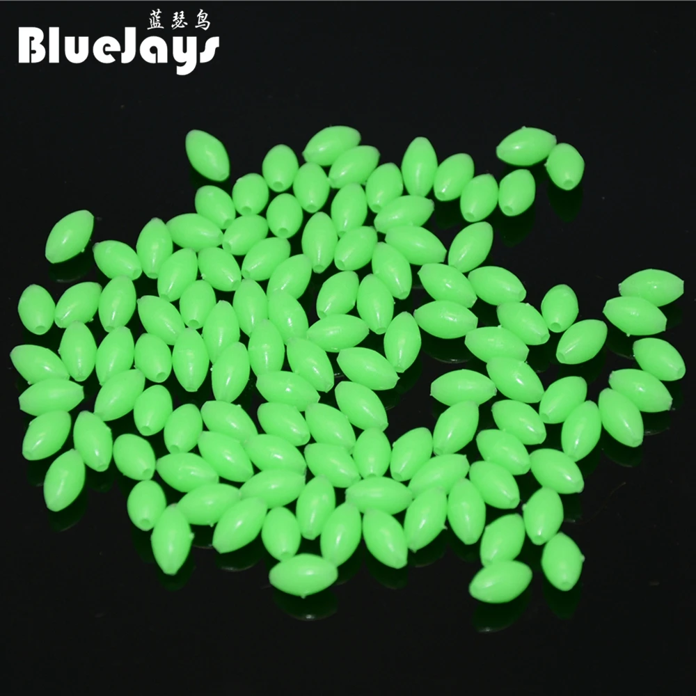 900 шт разного размера опт рыболовные пластиковая приманка овальная светящая