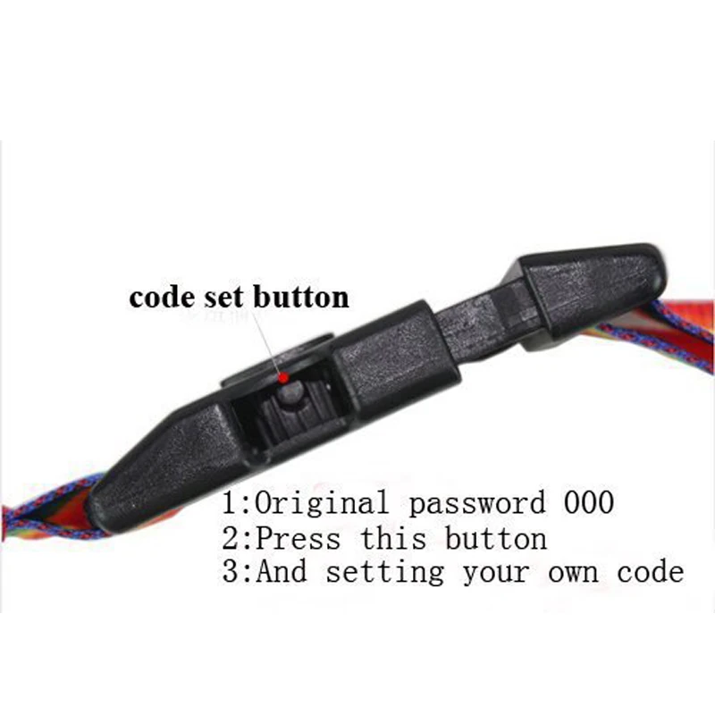 1 шт цветной дорожный багажный ремень с 3 цифрами паролей Блокировка