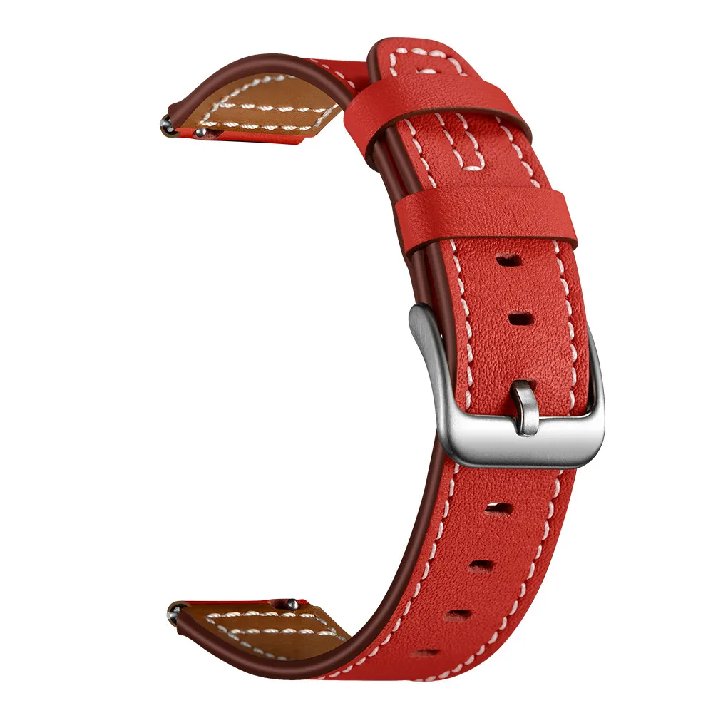 Red Style U Для huawei B5 Talkband ремешок для часов 18 мм браслет кожаный ремешок Замена браслета аксессуары для часов - Цвет ремешка: Red Style U
