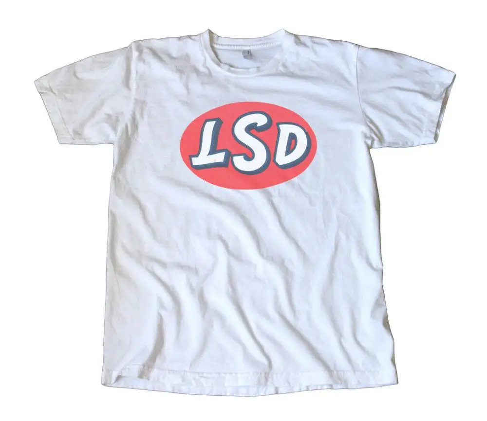 Винтажная футболка с надписью Lsd-Stp Inspired! Культ! 2019 Мужская модная крутая летняя