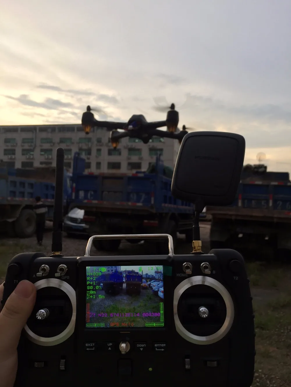 (В наличии) Hubsan X4 AIR H501A + H906A передатчик с реле HT500 WIFI FPV Бесщеточный