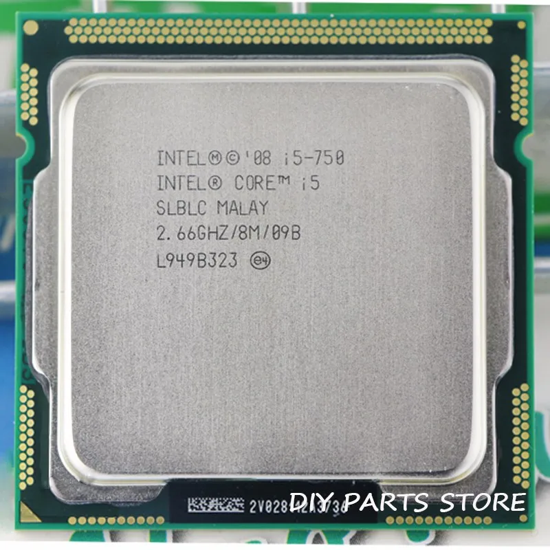 Процессор Intel Core I5 750 I5-750 2,5 GHz/8 MB Socket LGA 1156 cpu поддерживаемая память: DDR3-1066, DDR3-1333