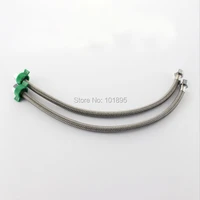 high quality stainless steel 30cm to 100cm length of braided hose 2pcs in lot l16785
