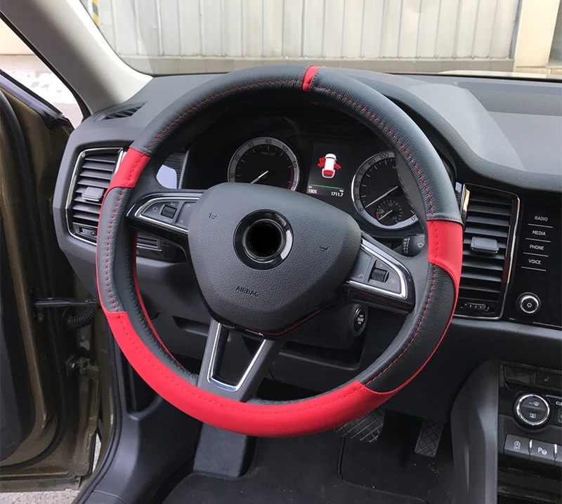 Чехол на руль для SKODA KAROQ 2018 1 шт.|covers for steering wheels|steering wheel coverwheel cover |