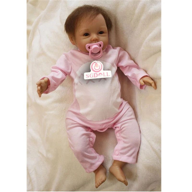 55 см/22 дюймов винил Куклы Reborn Baby ручной работы Мягкие силиконовые Реалистичная
