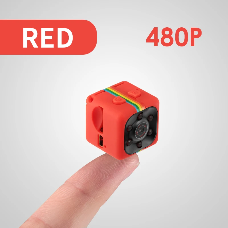 Red 480P SQ11 480 P/1080 P мини-камера Espia Oculta Micro Video Gizli Kamera Small DV DVR Pocket Camaras HD Body Cam с поддержкой скрытой карты TF - Цвет: Red 480P