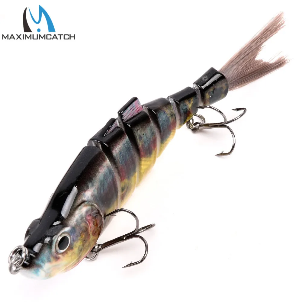 Maximumcatch 6 шарнирных секций Swimbait жесткие рыболовные приманки с VMC крючками 7 видов