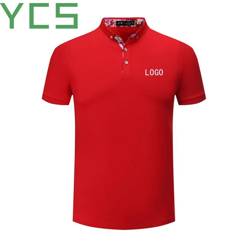 YCS Store 9 моделей 95% Хлопок индивидуальная рубашка поло для женщин с логотипом компании по вышивке/цифровой/принт