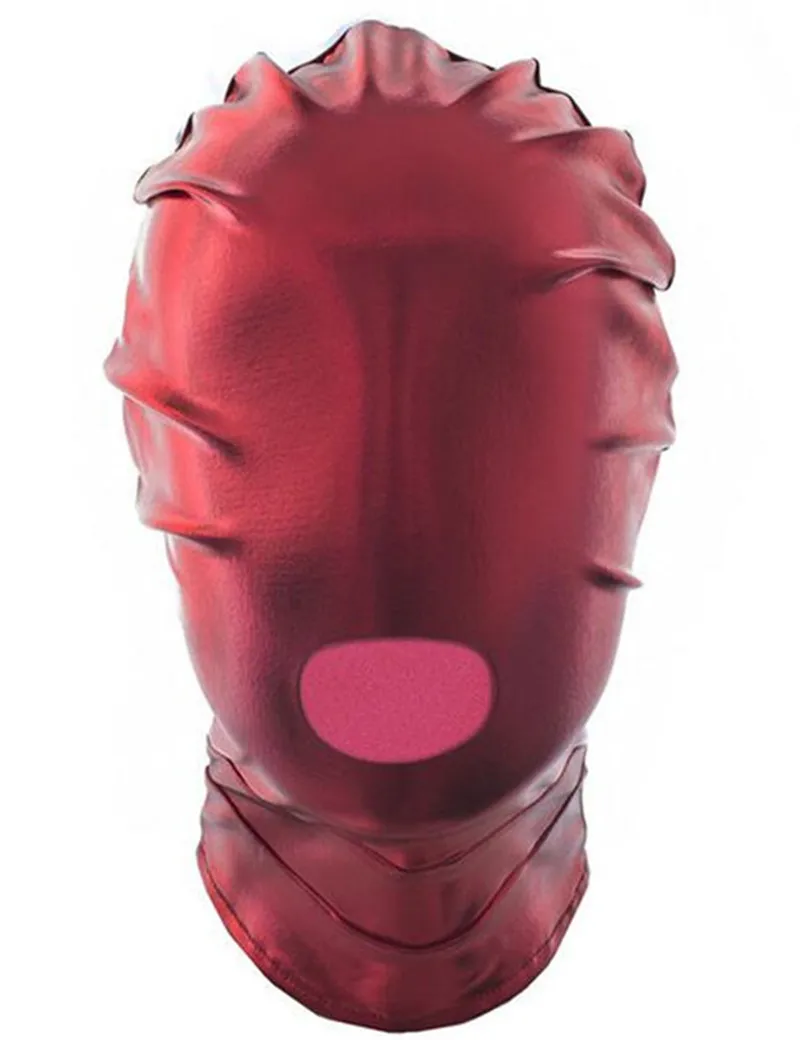 Игры для взрослых Кожа Капот Открытым Ртом Возглавить Связывание BDSM Секс