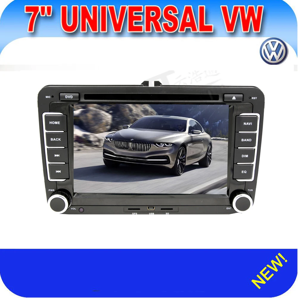 2 Din Android 7 1 автомобильный DVD GPS навигатор для VW Volkswagen passat b6 golf 5 polo jetta Skoda Гб RAM 16 ROM